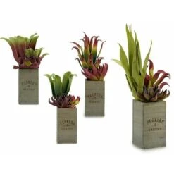 Pianta Decorativa Flowers Garden Marrone Verde 10 X 50 X 10 Cm (4 Unità) -Vendite ATMOSPHERA 100313197 3