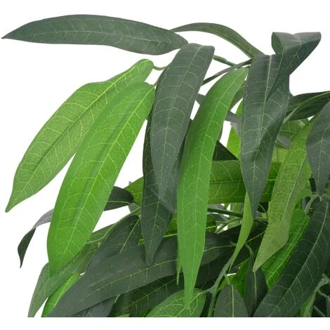 Albero Di Mango Artificiale Con Vaso Verde 140 Cm VidaXL 2 Albero Di Mango Artificiale Con Vaso Verde 140 Cm VidaXL - immagine 2