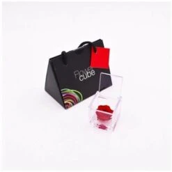 Mini Flowercube Cm 4,5x4,5 - Rosa Rosso