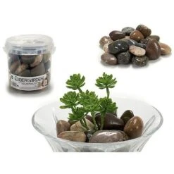 Contenitore Marrone Pietra (16,5 X 14,5 X 16,5 Cm)