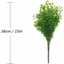 LangRay Arbusti Artificiali Cespugli, Plastica Piante Verdi Finte Interni Esterni Matrimonio Giardino Domestico Veranda Cucina Ufficio Centrotavola Arrangiamenti Decorazione Di Natale - Verde 8 Pezzi -Vendite ATMOSPHERA 27831514 3