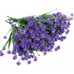 LangRay 8 Fasci Di Fiori Finti Artificiali Per Esterni Arbusti Piante Resistenti Ai Raggi UV, Vegetazione In Plastica Sintetica Per Piante Da Giardino Pensili Da Esterno, Portico, Finestra, Casa, Matr -Vendite ATMOSPHERA 27831578 5