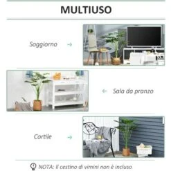 Outsunny Monstera Artificiale 13 Foglie E Vaso Alta 85cm Per Interno Ed Esterno -Vendite ATMOSPHERA 28614489 4