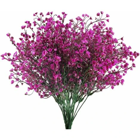 4pcs Gypsophila Artificiale 7 Rami Fiori Artificiali Arbusto Artificiale Cespuglio Fiori Finti Decorazione Viola Per Matrimonio Casa Giardino 1 4pcs Gypsophila Artificiale 7 Rami Fiori Artificiali Arbusto Artificiale Cespuglio Fiori Finti Decorazione Viola Per Matrimonio Casa Giardino