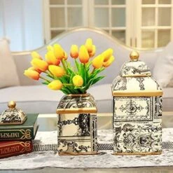 10 Splendido Bouquet Di Tulipani Artificiali In PU Con Tocco Realistico Con Stelo - Arancio -Vendite ATMOSPHERA 30556044 5