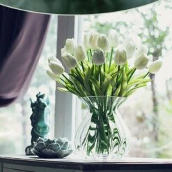 10 Splendido Bouquet Di Tulipani Artificiali In PU Con Tocco Realistico E Stelo-Wihte -Vendite ATMOSPHERA 30556047 4
