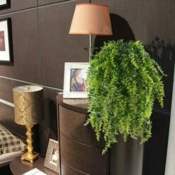 Fern Piante Artificiali Piante Pensili Piante Verdi Artificiali Piante Di Plastica Per Balcone Esterno Matrimonio In Vaso Decorazione Da Giardino 2 Pezzi -Vendite ATMOSPHERA 31025679 5