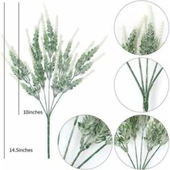 SOEKAVIA Fiori Di Lavanda Artificiali Piante Finte Con Bouquet Da Sposa In Plastica Finta Per Centrotavola Casa Cucina Giardino Arredamento Casa Colonica 10 Pezzi Bianco -Vendite ATMOSPHERA 36223956 3