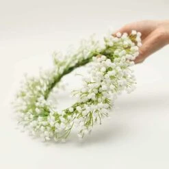 SOEKAVIA Neonati Respiro Artificiale Bouquet Finto Gypsophila Fiore Sfuso In Bianco Per Ghirlanda Di Nozze Decorazione Per Giardino Per Feste A Casa 8 Pezzi -Vendite ATMOSPHERA 36224029 4