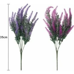 SOEKAVIA 6 Pezzi Fiori Di Lavanda Artificiale, Fiori Viola Di Lavanda Artificiale, Fiori Di Lavanda Finti Pianta Di Lavanda Artificiale, Decorazione Di Fiori Artificiali Per Giardino Di Nozze Fai Da T -Vendite ATMOSPHERA 36293741 3