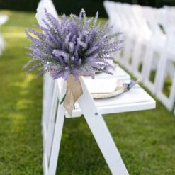 SOEKAVIA 8 Bundles Bellissimo Bouquet Viola Lavanda Piante Artificiali Decorative Fiori Artificiali Fiori Di Simulazione Reali Per Camera Da Letto Overtop Davanzale Tributi Floreali -Vendite ATMOSPHERA 36293948 5