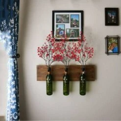 SOEKAVIA 4 Pezzi Di Fiori Artificiali Per L'alito Del Bambino Bouquet Di Piante Artificiali Decorazione Rossa Matrimonio Festa A Casa Composizione Floreale -Vendite ATMOSPHERA 36735403 3