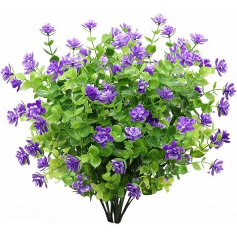 Fiori Artificiali 4 Pezzi Bouquet Di Eucalipto Piante Verdi, Fiori Di Eucalipto Finti Resistenti Ai Raggi UV Per Interni Esterni Home Office Giardino Decorazione Di Nozze (viola) 1 Fiori Artificiali 4 Pezzi Bouquet Di Eucalipto Piante Verdi, Fiori Di Eucalipto Finti Resistenti Ai Raggi UV Per Interni Esterni Home Office Giardino Decorazione Di Nozze (viola)
