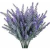 4 Pezzi Di Fiori Artificiali Lavanda Artificiale 5 Teste Simulazione Fiore Mazzo Fiori Finti Bouquet Di Decorazioni Per Matrimoni Per Feste In Giardino In Casa - Viola