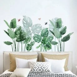 Adesivi Murali Con Piante Tropicali, Adesivi Murali Con Foglie Di Palma Con Piante Tropicali, Decorazioni Per Pareti Con Piante Verdi Camera Da Letto Soggiorno Ufficio (0) -Vendite ATMOSPHERA 52011488 3