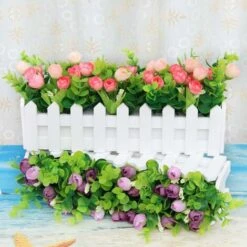 LangRay Rose Piante Artificiali Con Recinzione Fiori Artificiali Finti Con Vaso Simulazione Piante In Vaso Bonsai Fiori Artificiali Piante Artificiali Ornamenti Per Balconi Decorazioni 30 7.5 17 Cm 7 LangRay Rose Piante Artificiali Con Recinzione Fiori Artificiali Finti Con Vaso Simulazione Piante In Vaso Bonsai Fiori Artificiali Piante Artificiali Ornamenti Per Balconi Decorazioni 30 7.5 17 Cm -Vendite ATMOSPHERA 52013429 3
