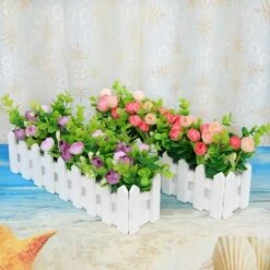 LangRay Rose Piante Artificiali Con Recinzione Fiori Artificiali Finti Con Simulazione In Vaso Piante In Vaso Bonsai Fiori Artificiali Piante Artificiali Ornamenti Per Balconi Decorazioni 30 7,5 17 9 LangRay Rose Piante Artificiali Con Recinzione Fiori Artificiali Finti Con Simulazione In Vaso Piante In Vaso Bonsai Fiori Artificiali Piante Artificiali Ornamenti Per Balconi Decorazioni 30 7,5 17 -Vendite ATMOSPHERA 52013434 5