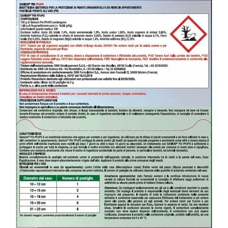 SANIUM PIN INSETTICIDA SISTEMICO 5 SANIUM PIN INSETTICIDA SISTEMICO - immagine 5