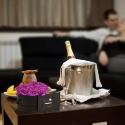 Relaxdays Box Di Rose A Forma Di Cuore, 18 Rose, Nero, Resistente 10 Anni, Idea Regalo, Box Decorativo, Lilla -Vendite ATMOSPHERA 54555969 3