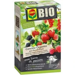 COMPO BIO - 750gr - CONCIME ORGANICO CON LANA DI PECORA PER PICCOLI FRUTTI