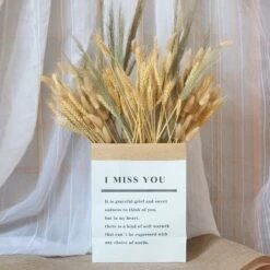 HIASDFLS 100 Foglie Di Grano Essiccate Da 40 Cm Per Camino, Casa, Cucina, Chiesa, Tavolo Da Matrimonio, Ghirlanda Di Natale -Vendite ATMOSPHERA 59010127 4