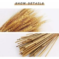 HIASDFLS 100 Foglie Di Grano Essiccate Da 40 Cm Per Camino, Casa, Cucina, Chiesa, Tavolo Da Matrimonio, Ghirlanda Di Natale -Vendite ATMOSPHERA 59010127 5