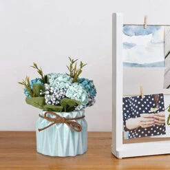 HIASDFLS Simulazione Ortensia Pianta In Vaso Creativo Decorazione Desktop Per La Casa Regalo Di Nozze Blu -Vendite ATMOSPHERA 59384157 4
