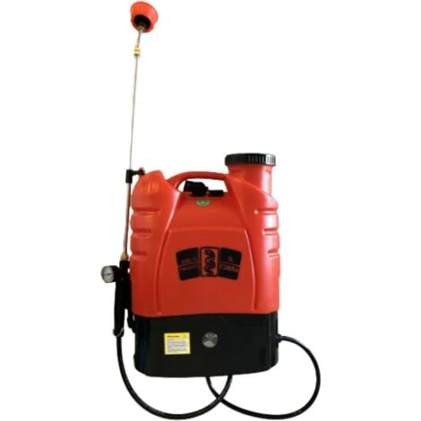 POMPA IRRORATRICE A BATTERIA LITIO IL COBRA 16LT A SPALLA MANOMETRO IN DOTAZIONE 1 POMPA IRRORATRICE A BATTERIA LITIO IL COBRA 16LT A SPALLA MANOMETRO IN DOTAZIONE