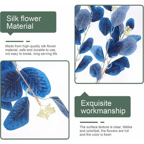 3 Pezzi Foglie Di Eucalipto Steli Sfusi Steli Verdi Artificiali Rami Di Piante Di Eucalipto Finti Per La Disposizione Dei Fiori Centrotavola Vaso Bouquet Da Sposa (rosso) 5 3 Pezzi Foglie Di Eucalipto Steli Sfusi Steli Verdi Artificiali Rami Di Piante Di Eucalipto Finti Per La Disposizione Dei Fiori Centrotavola Vaso Bouquet Da Sposa (rosso) - immagine 5