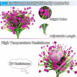 8 Pezzi Piante Da Fiori Artificiali Resistenti Ai Raggi UV All'aperto, 8 Rami Finti Plastica Fiordaliso Verde Arbusti Piante Fioriera Da Appendere All'aperto Per Interni Cucina Casa Matrimonio Ufficio 8 8 Pezzi Piante Da Fiori Artificiali Resistenti Ai Raggi UV All'aperto, 8 Rami Finti Plastica Fiordaliso Verde Arbusti Piante Fioriera Da Appendere All'aperto Per Interni Cucina Casa Matrimonio Ufficio -Vendite ATMOSPHERA 63853450 4