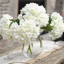 Bouquet Da Sposa Di Fiori Artificiali Con Ramo Di Ortensia Di Seta Da 1 Pezzo Per La DecorazioneFiori Artificiali E Secchi -Vendite ATMOSPHERA 64494732 4