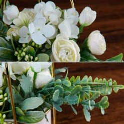 Fiori Artificiali Con Vaso Piante Artificiali Fiori Bonsai In Vaso Di Ceramica Fiori Di Plastica Piante Finte Per La Decorazione Domestica (bianco) 9 Fiori Artificiali Con Vaso Piante Artificiali Fiori Bonsai In Vaso Di Ceramica Fiori Di Plastica Piante Finte Per La Decorazione Domestica (bianco) -Vendite ATMOSPHERA 66561636 5