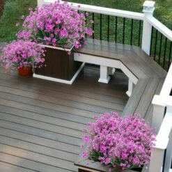 LYCXAMES Piante E Fiori Artificiali Per Esterni Resistenti Ai Raggi UV - Fucsia 8 PZ -Vendite ATMOSPHERA 67908988 3