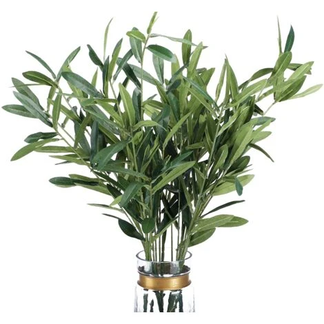 Grandi Rami Di Ulivo Artificiali Per Vaso, Steli Verdi Artificiali, Steli Di Eucalipto Di Seta Per La Decorazione Dell'home Office E Ghirlande Fai-da-te. 1 Grandi Rami Di Ulivo Artificiali Per Vaso, Steli Verdi Artificiali, Steli Di Eucalipto Di Seta Per La Decorazione Dell'home Office E Ghirlande Fai-da-te.