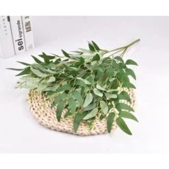 GroupM ITimulazione Bouquet Di Foglie Di Salice Simulazione Fiore Decorazione Della Casa Decorazione Verde 3 Pezzi -Vendite ATMOSPHERA 69487696 3