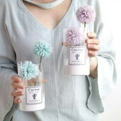 Bouquet Di Tarassaco 29 Cm Di Fiori Finti Per La Decorazione Domestica -Vendite ATMOSPHERA 71376413 4