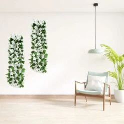2 Pz 70 Cm Edera Artificiale Fiori Artificiali Per Matrimoni All'aperto Piante Artificiali Per Ufficio, Decorazioni Per La Casa, Giardino, Feste, Matrimoni, Fiori Bianchi 7 2 Pz 70 Cm Edera Artificiale Fiori Artificiali Per Matrimoni All'aperto Piante Artificiali Per Ufficio, Decorazioni Per La Casa, Giardino, Feste, Matrimoni, Fiori Bianchi -Vendite ATMOSPHERA 71376864 3