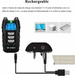 Doppio Collare Da Addestramento Per Cani Ricaricabile, Telecomando Da 1000 M, Blocco Pulsanti E Impermeabile IP67, Collare Elettrico Con Modalità Vibrazione, Shock E Suono - 2 Pezzi (grigio) 7 Doppio Collare Da Addestramento Per Cani Ricaricabile, Telecomando Da 1000 M, Blocco Pulsanti E Impermeabile IP67, Collare Elettrico Con Modalità Vibrazione, Shock E Suono - 2 Pezzi (grigio) -Vendite ATMOSPHERA 78584586 3