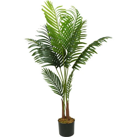 DYHF Palma Artificiale Pianta Tropicale Finta Con Vaso - Altezza 110cm 1 DYHF Palma Artificiale Pianta Tropicale Finta Con Vaso - Altezza 110cm