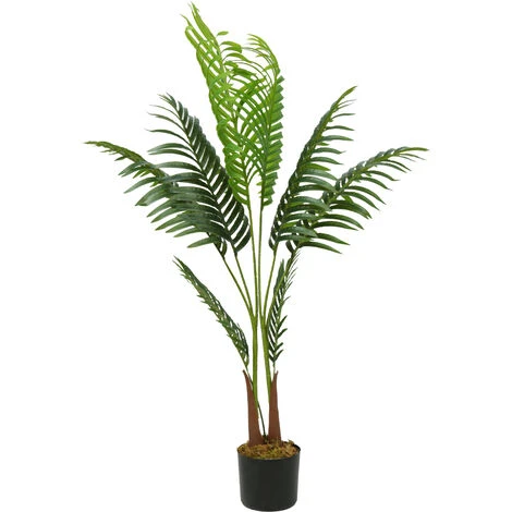 DYHF Palma Artificiale Pianta Tropicale Finta Con Vaso - Altezza 110cm 4 DYHF Palma Artificiale Pianta Tropicale Finta Con Vaso - Altezza 110cm - immagine 4