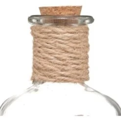 Bottiglia Di Vetro Blu Fiore Secco D9xh28cm - Atmosphera Créateur D'intérieur -Vendite ATMOSPHERA 83778684 3