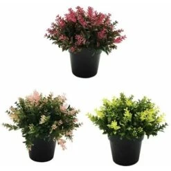 Pianta Artificiale Fiore Artificiale Pianta Artificiale Pianta Verde Pianta In Vaso Bonsai Vaso In Vaso Fiore Artificiale All'ingrosso Fiore Artificiale (colore Loto) -Vendite ATMOSPHERA 85905985 3