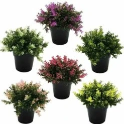 Pianta Artificiale Fiore Artificiale Pianta Artificiale Pianta Verde Pianta In Vaso Bonsai Vaso In Vaso Fiore Artificiale All'ingrosso Fiore Artificiale (colore Loto) -Vendite ATMOSPHERA 85905985 5