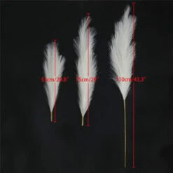 3 Set Erba Della Pampas Artificiale Decorative: 110cm Erba Di Pampa Finta Grandi Alte Essiccata Fiori Boho Bianco Piume Naturale Secchi Per Decorazioni Natale Casa Nozze Interno -Vendite ATMOSPHERA 87105751 4