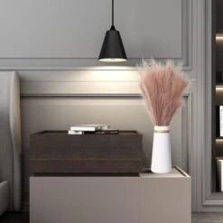 Erba Della Pampas Artificiale Decorative: 3 Set 110cm Erba Di Pampa Finta Grandi Alte Essiccata Fiori Boho Tortora Colore Piume, Naturale Secchi Per Decorazioni Natale Casa Nozze Interno -Vendite ATMOSPHERA 87105761 3