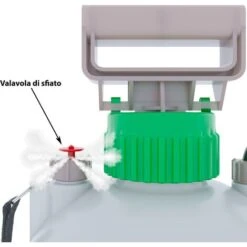 Spruzzatore A Pressione Da 5 Litri Azionamento A Pompa Manuale Irroratore Tubo E Lancia Tracolla Zaino Da Giardino Con Ugello Regolabile Per Irrigazione Nebulizzatore Colore Bianco E Verde -Vendite ATMOSPHERA 88528574 4