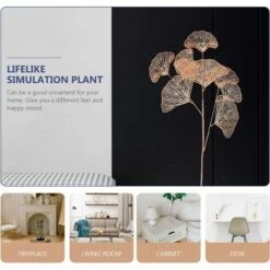2pcs Foglie Artificiali Steli Ginkgo Finto Foglie Cave Raccoglie Piante In Plastica Rami Mazzi Composizione Floreale Per Vaso Da Matrimonio Decorazioni Per Ufficio E Casa Arancione 9 2pcs Foglie Artificiali Steli Ginkgo Finto Foglie Cave Raccoglie Piante In Plastica Rami Mazzi Composizione Floreale Per Vaso Da Matrimonio Decorazioni Per Ufficio E Casa Arancione -Vendite ATMOSPHERA 88941448 5