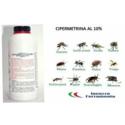 Cipekill Insetticida Lt1 Concentrato Cipermetrina Zanzare Zecche Pulci