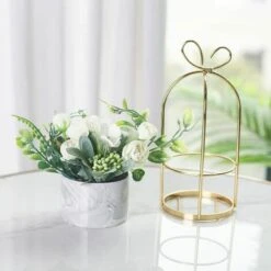 Fiori Artificiali Con Vaso - Bouquet Di Ortensie E Crisantemi Decorazione Di Nozze Per Casa, Soggiorno O Ufficio -Vendite ATMOSPHERA 92039118 3