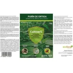 CULTIVERS Estratto D'Ortica Bio, 1 L. Azione Insetticida, Fungicida, Acaricida Naturale Per Piante Da Interno Ed Esterno. Disinfestazione E Controllo Dei Funghi. Prodotto Pronto All'uso -Vendite ATMOSPHERA 93582185 4